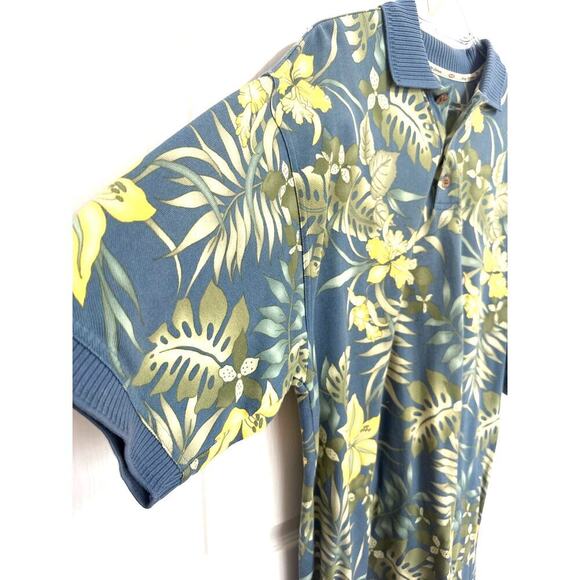 Tommy Bahama Men's Polo Shirt Size Medium Tropical Casual Wear Blue - Picture 4 of 9